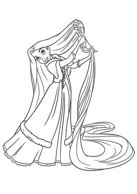 Free & Easy To Print Tangled Coloring Pages - Tulamama