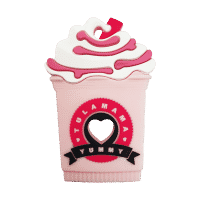 Starbucks frappe strawberry milkshake silicone best baby teether