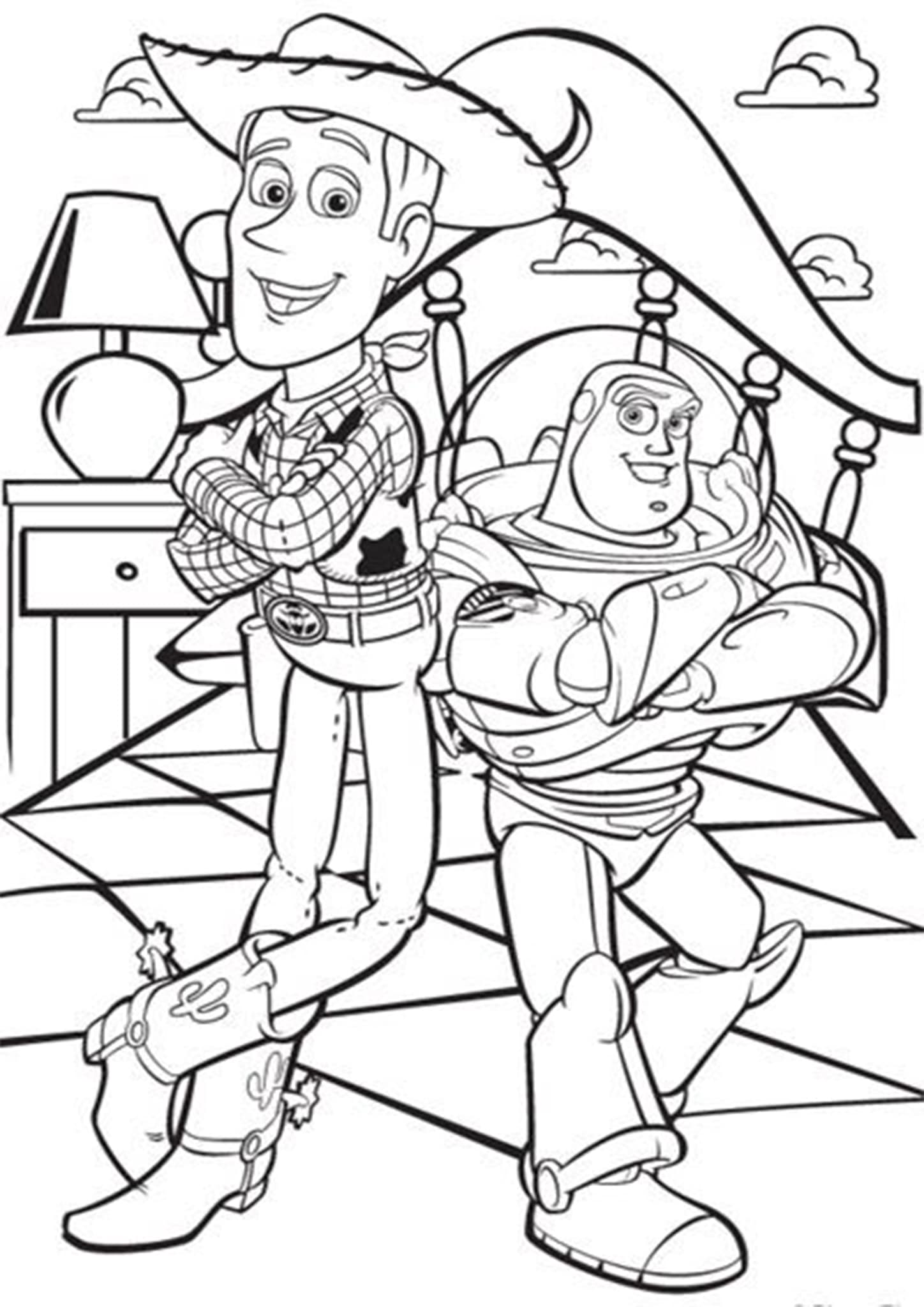 Free & Easy To Print Toy Story Coloring Pages - Tulamama
