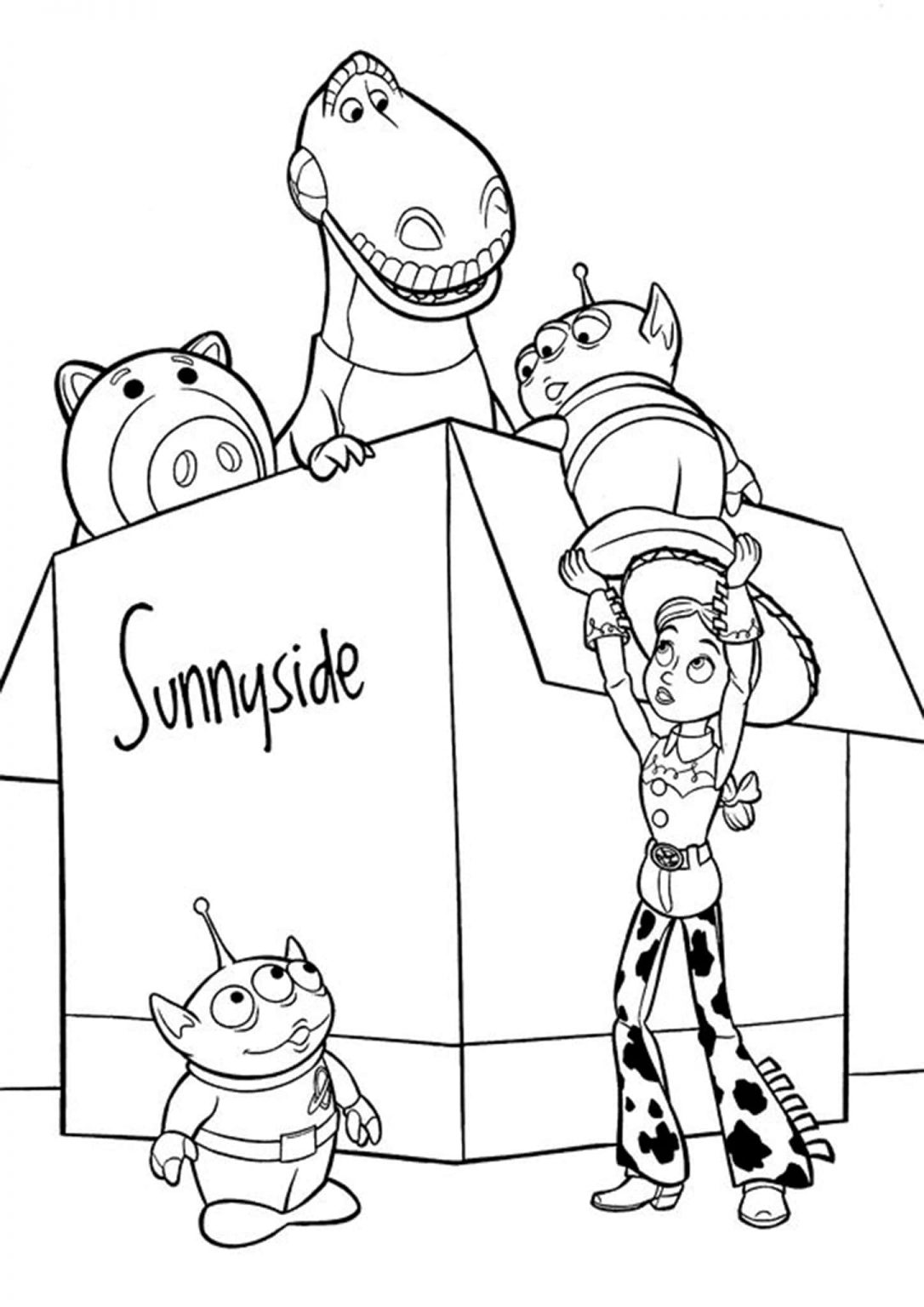 Free & Easy To Print Toy Story Coloring Pages - Tulamama