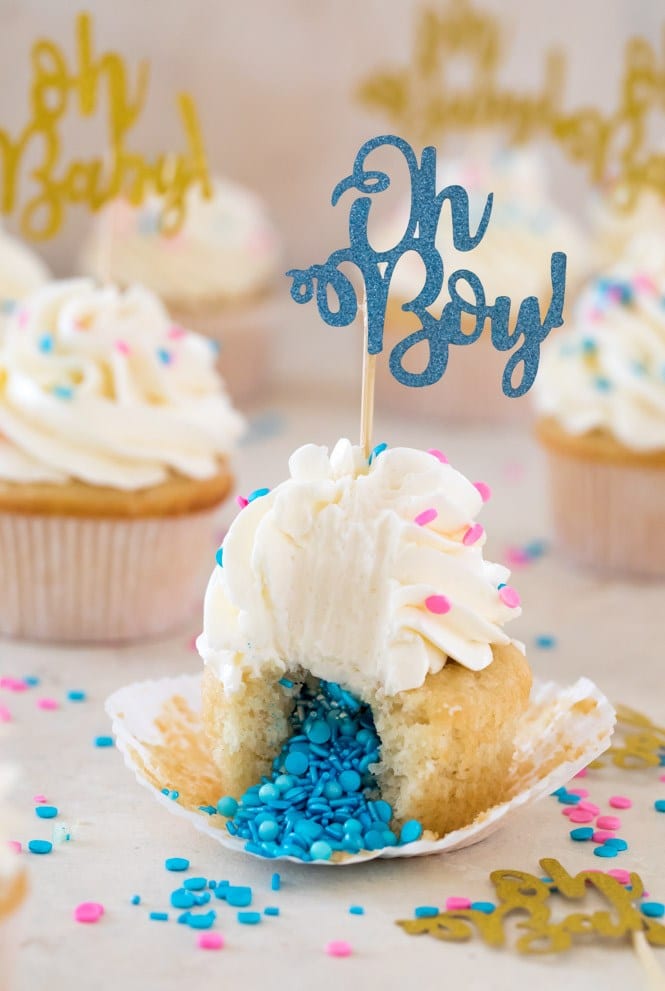 Easy Gender Reveal Cupcakes To Inspire You Tulamama