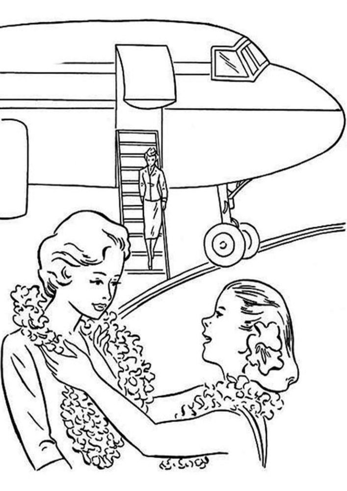 Fun airplane coloring pages for your little one. They are free and easy to print. The collection is varied with different skill levels and...