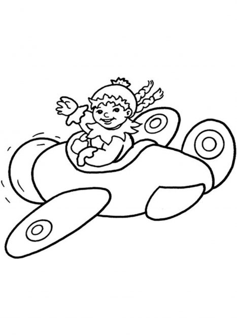 Free & Easy To Print Airplane Coloring Pages - Tulamama