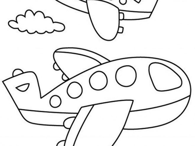 airplane coloring pages 8.5 x 11