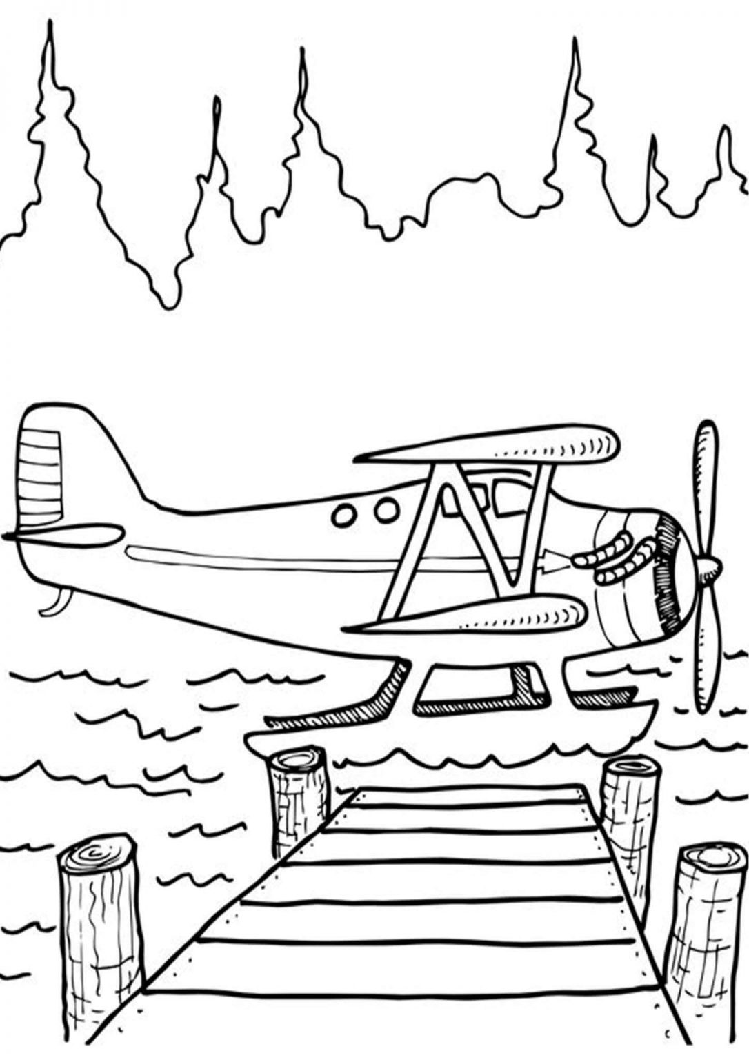 Free Easy To Print Airplane Coloring Pages Tulamama