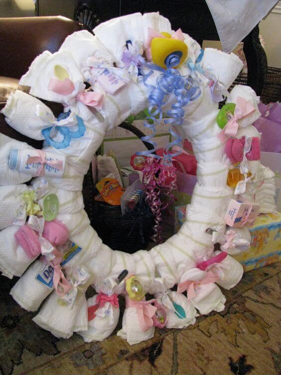 Baby shower best sale wreaths decorations