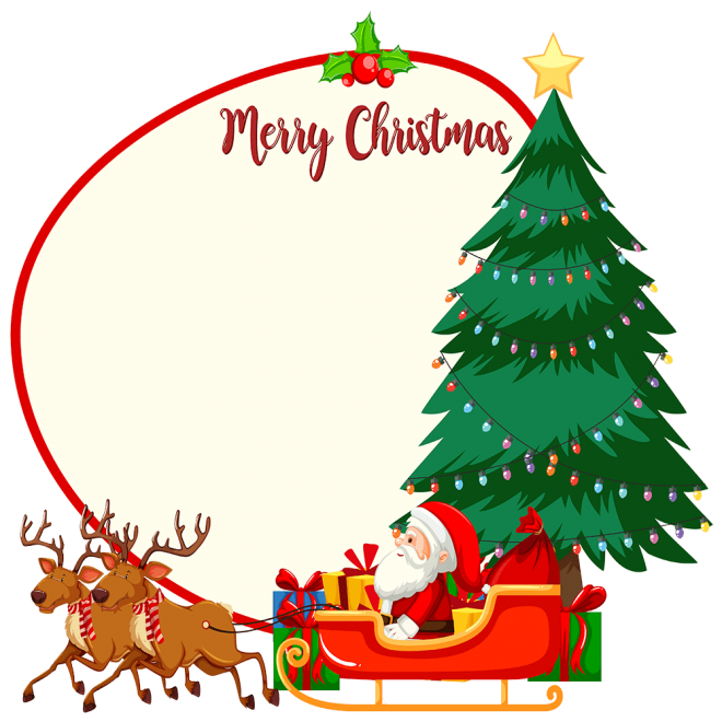 Free & Cute Santa Sleigh Clipart For Your Holiday Decorations - Tulamama