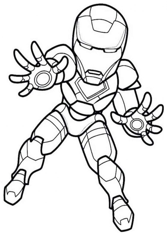 Free & Easy To Print Iron man Coloring Pages - Tulamama