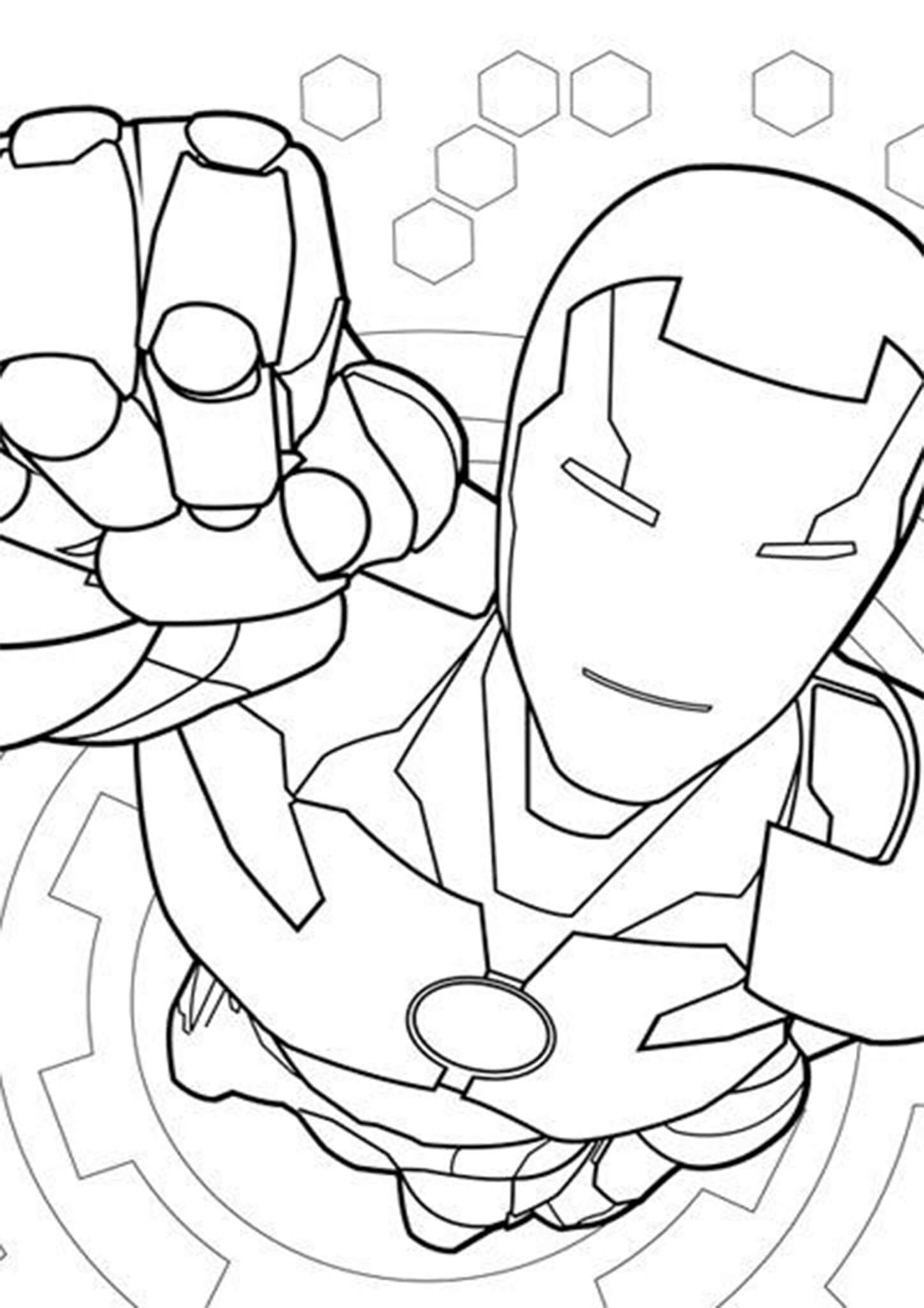 Free & Easy To Print Iron man Coloring Pages Tulamama