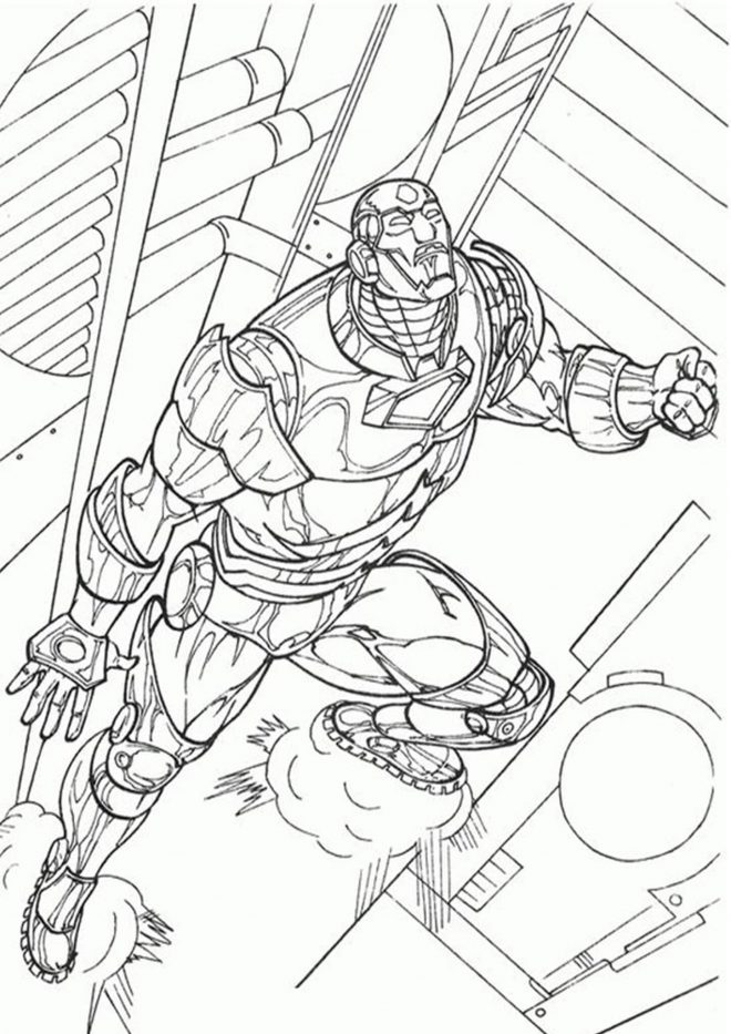 Free & Easy To Print Iron man Coloring Pages - Tulamama