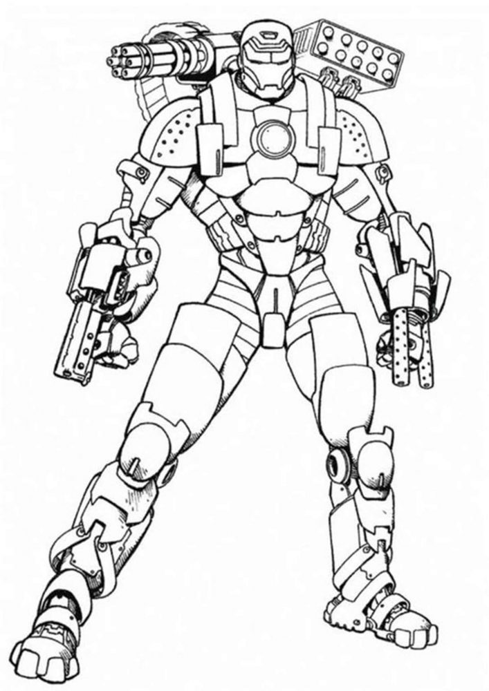 free easy to print iron man coloring pages tulamama