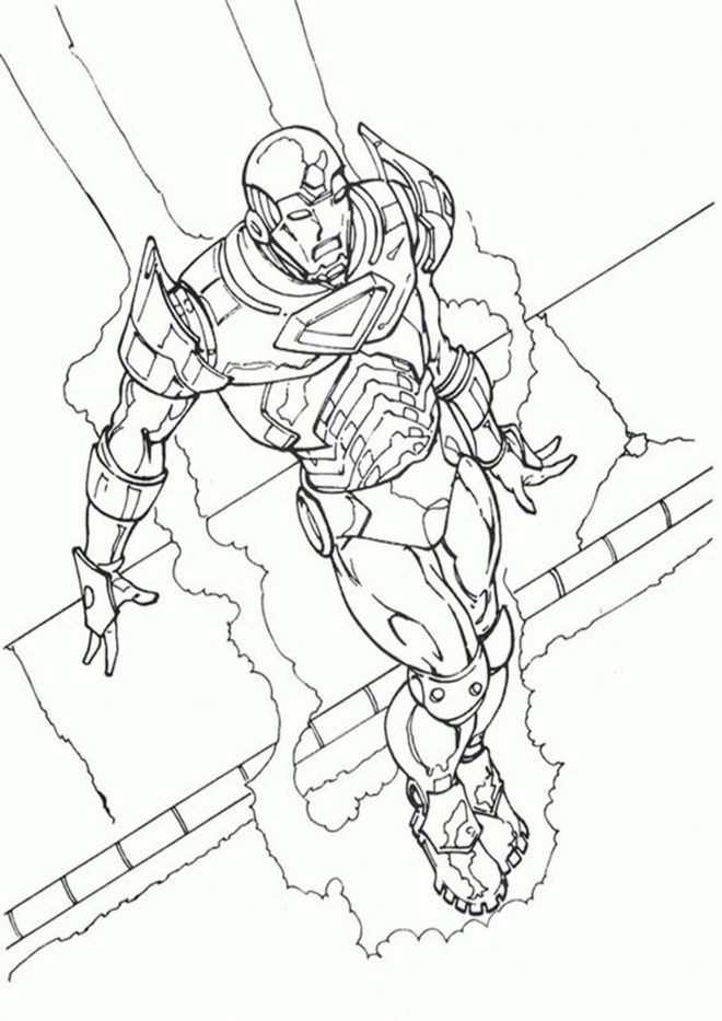 Free & Easy To Print Iron man Coloring Pages - Tulamama