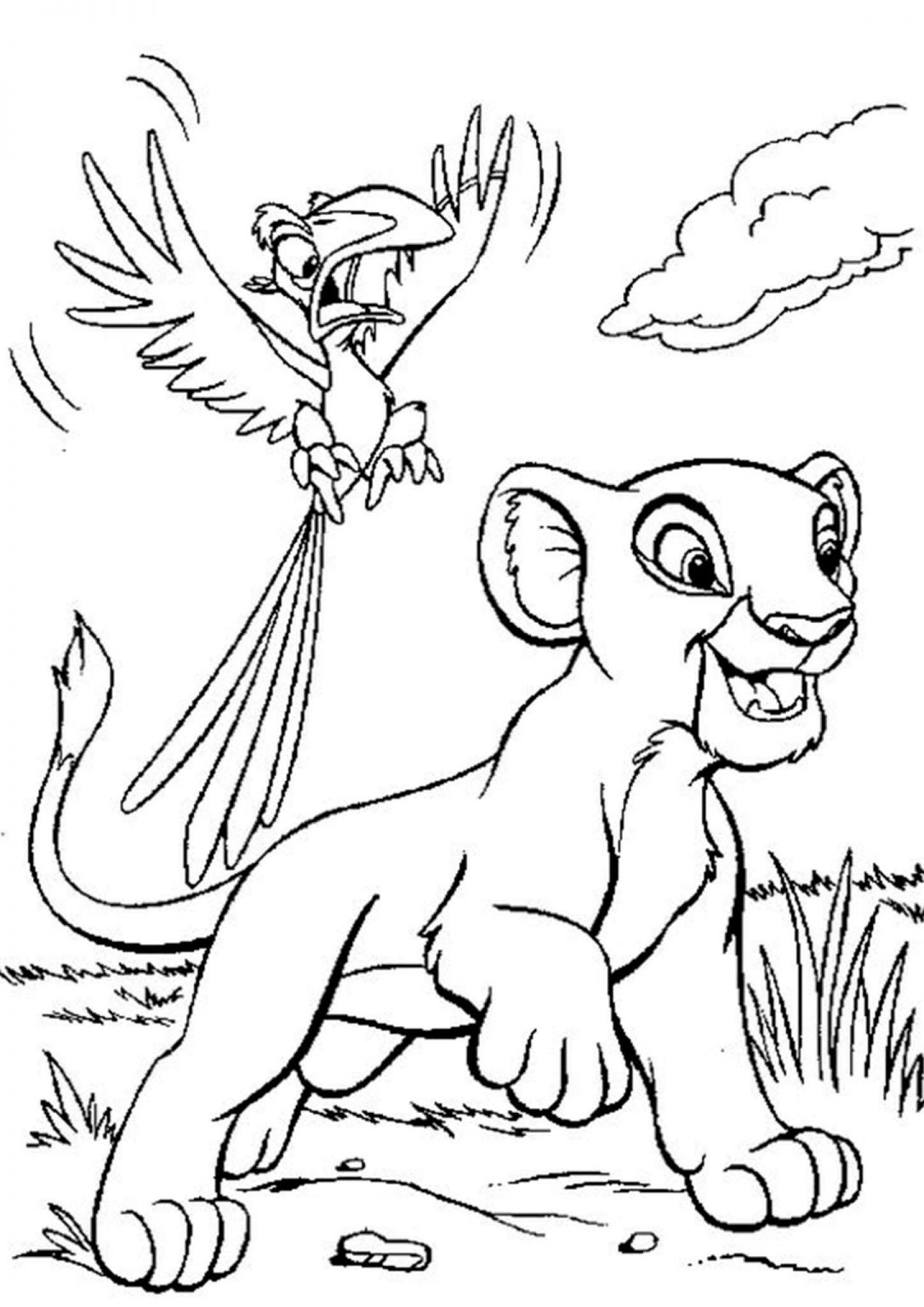 Printable Lion King Coloring Pages Printable Templates