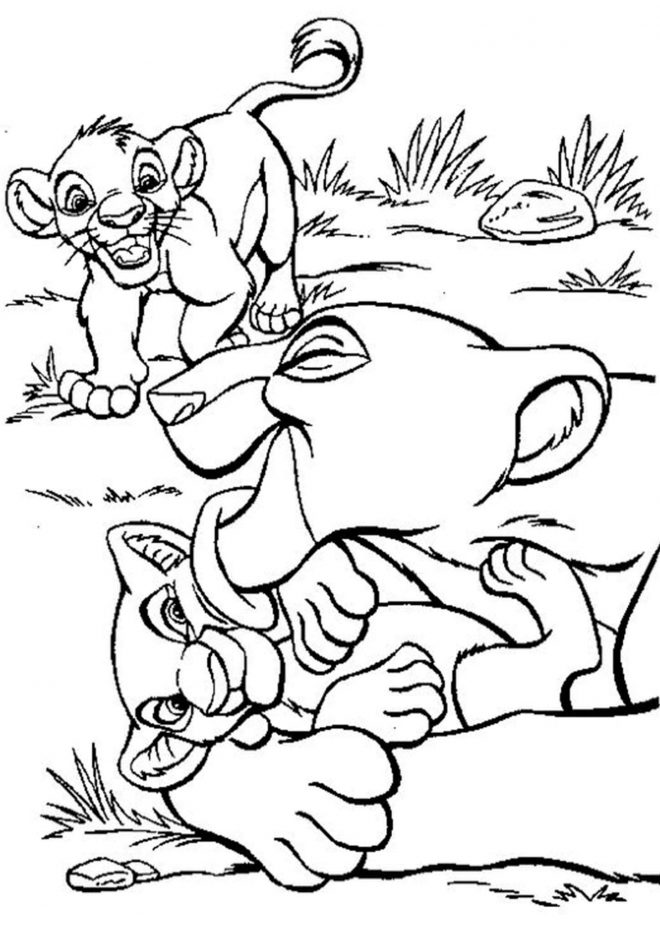 Free & Easy To Print Lion King Coloring Pages - Tulamama