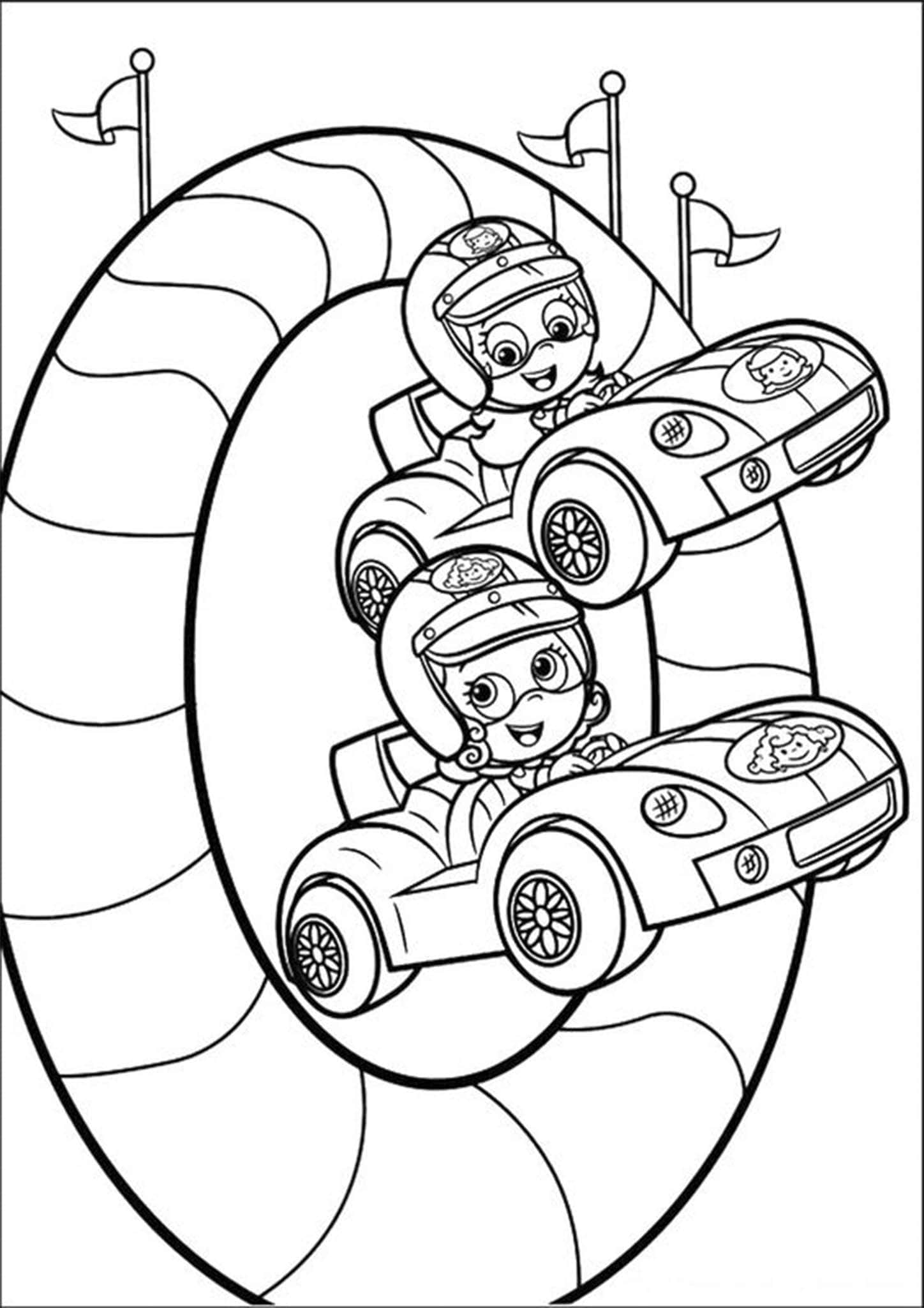 Free & Easy To Print Race Car Coloring Pages - Tulamama