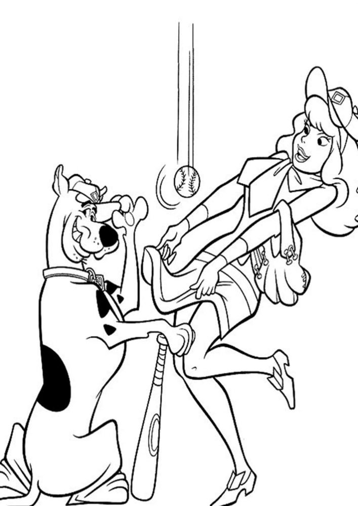 Free & Easy To Print Scooby Doo Coloring Pages   Tulamama