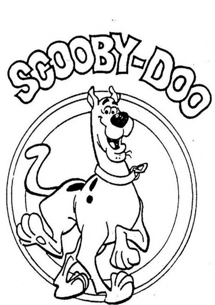 Free &amp; Easy To Print Scooby Doo Coloring Pages - Tulamama