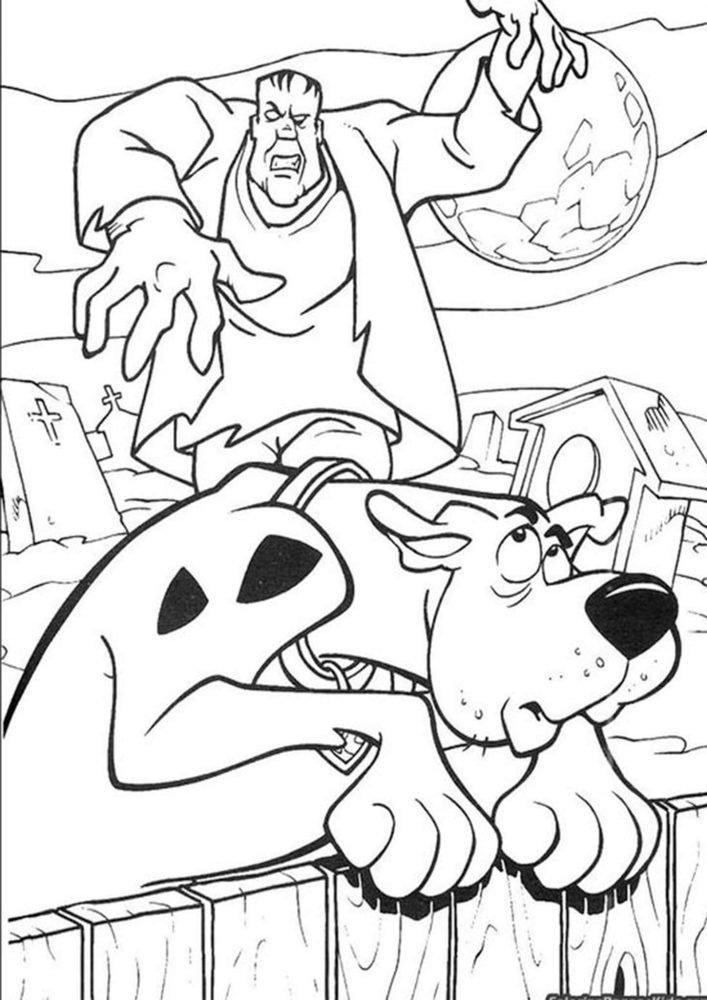 Free Easy To Print  Scooby  Doo  Coloring Pages Tulamama