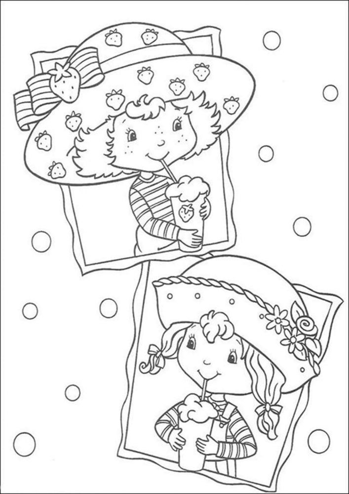 Strawberry Shortcake Coloring Pages