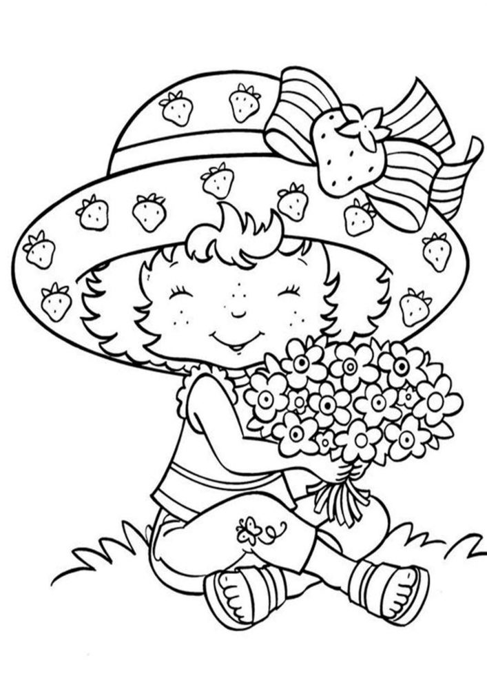 Strawberry Shortcake Coloring Pages