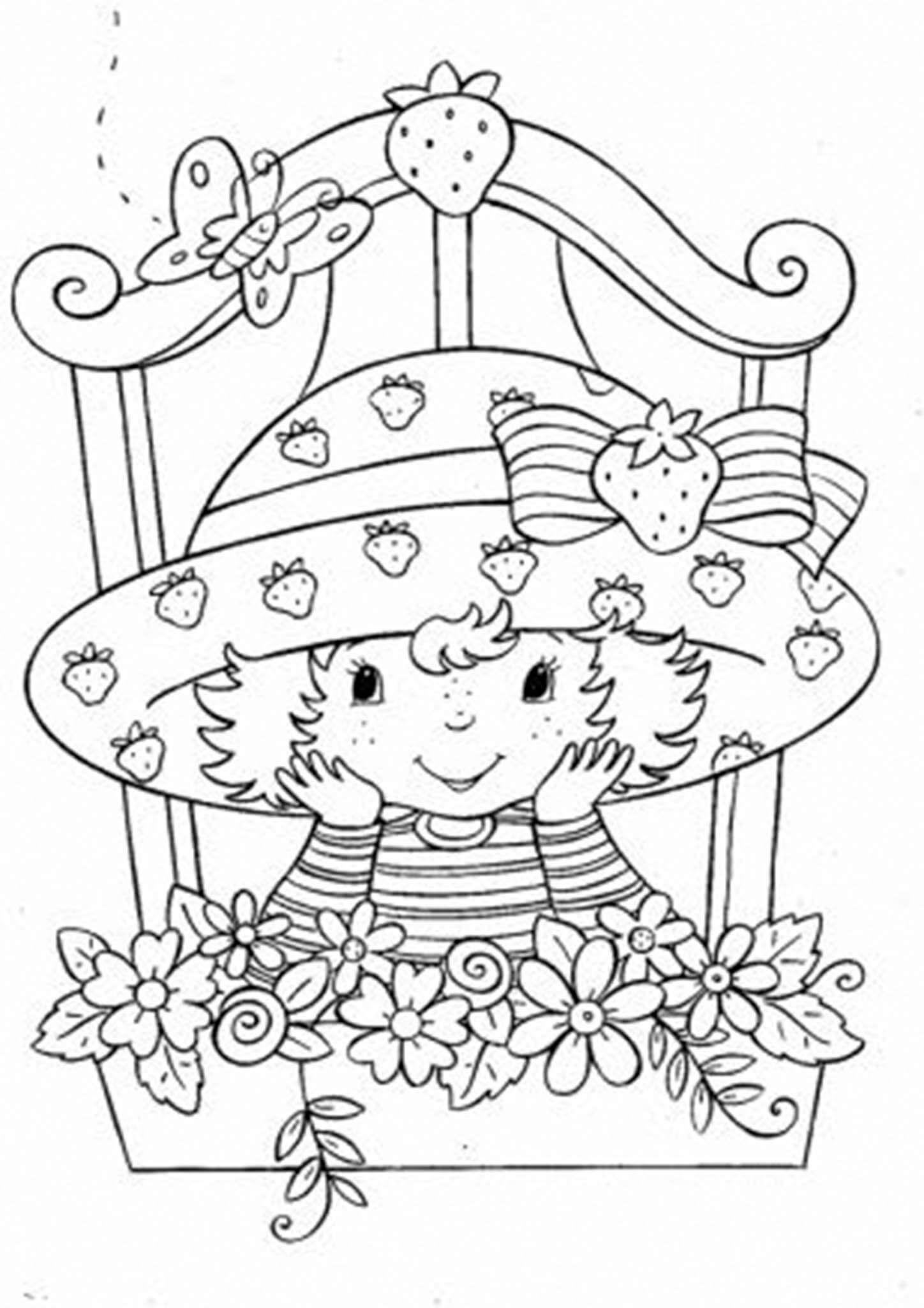 Free & Easy To Print Strawberry Shortcake Coloring Pages Tulamama