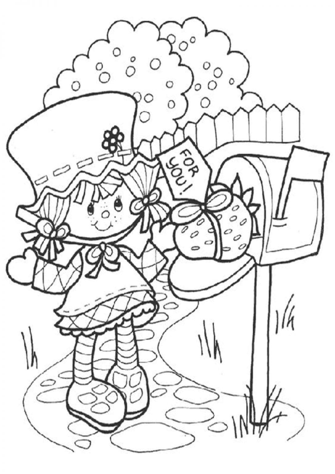 Free & Easy To Print Strawberry Shortcake Coloring Pages - Tulamama