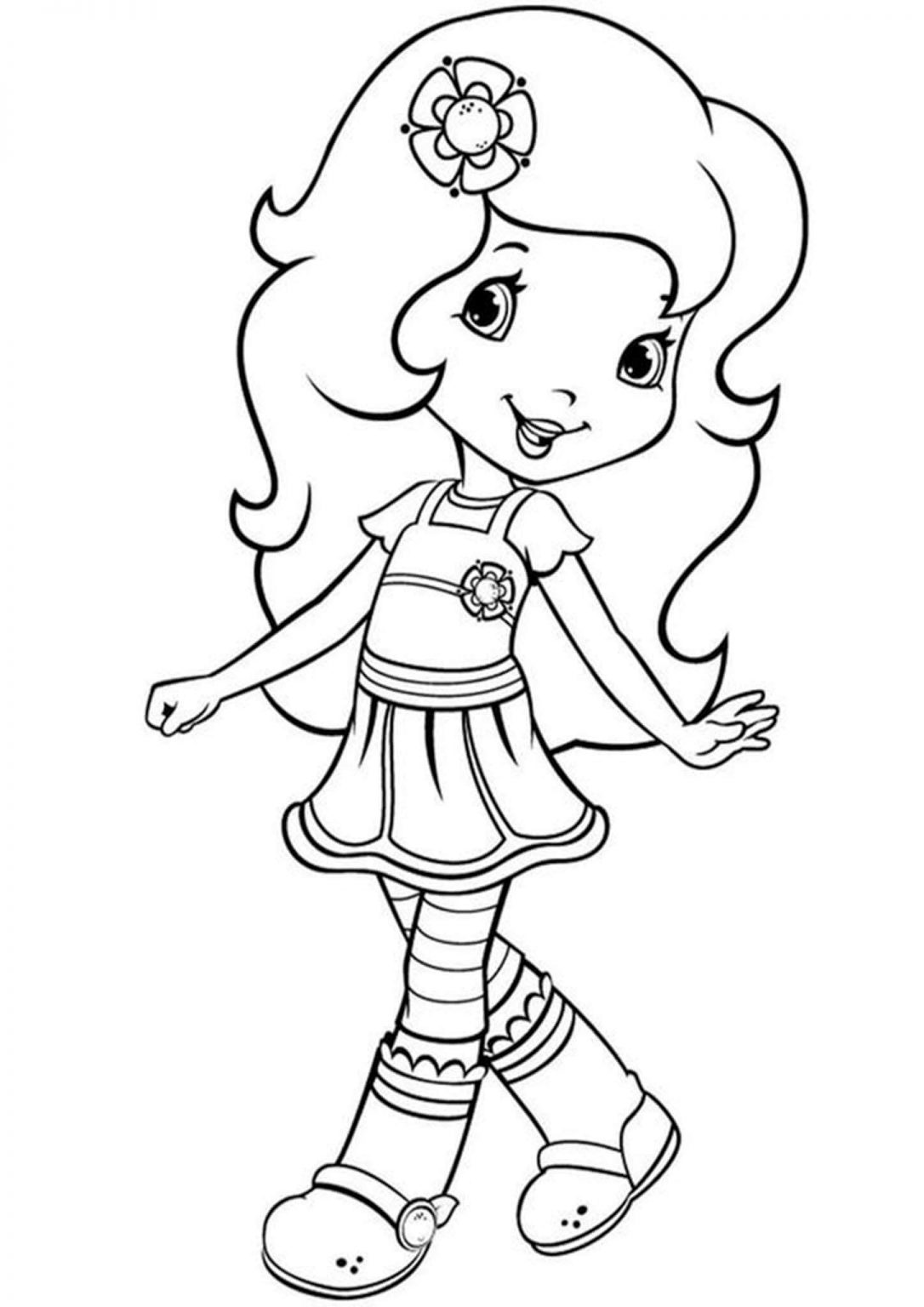 Free & Easy To Print Strawberry Shortcake Coloring Pages - Tulamama