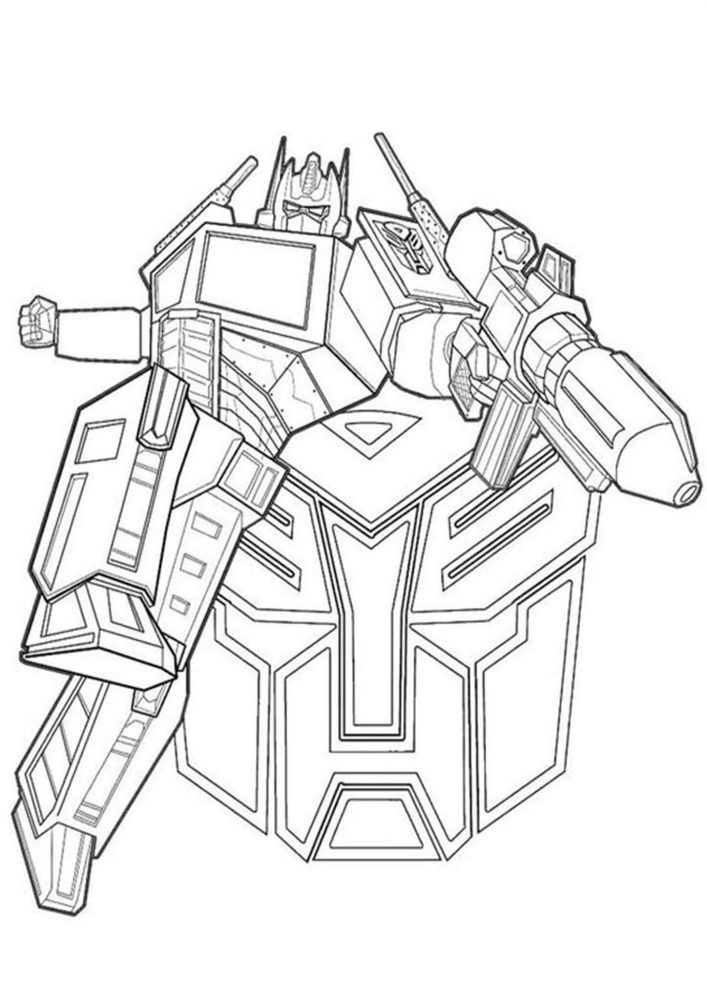 Free Easy To Print Transformers Coloring Pages Tulamama