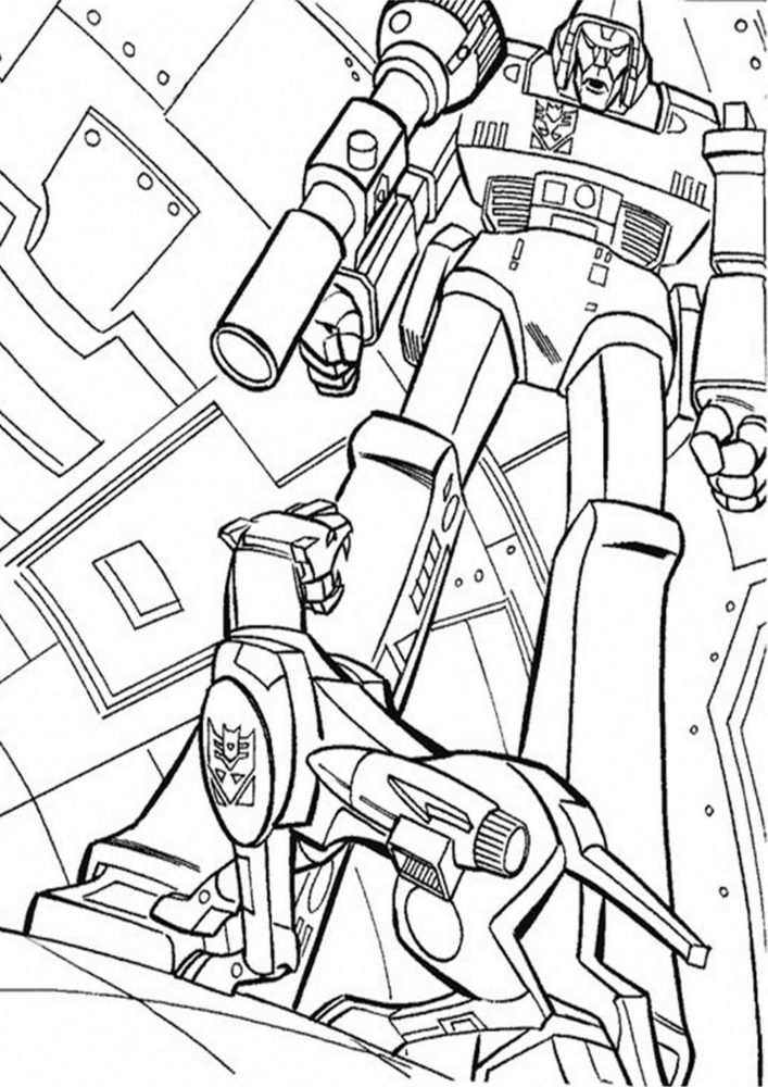 Download Free & Easy To Print Transformers Coloring Pages - Tulamama