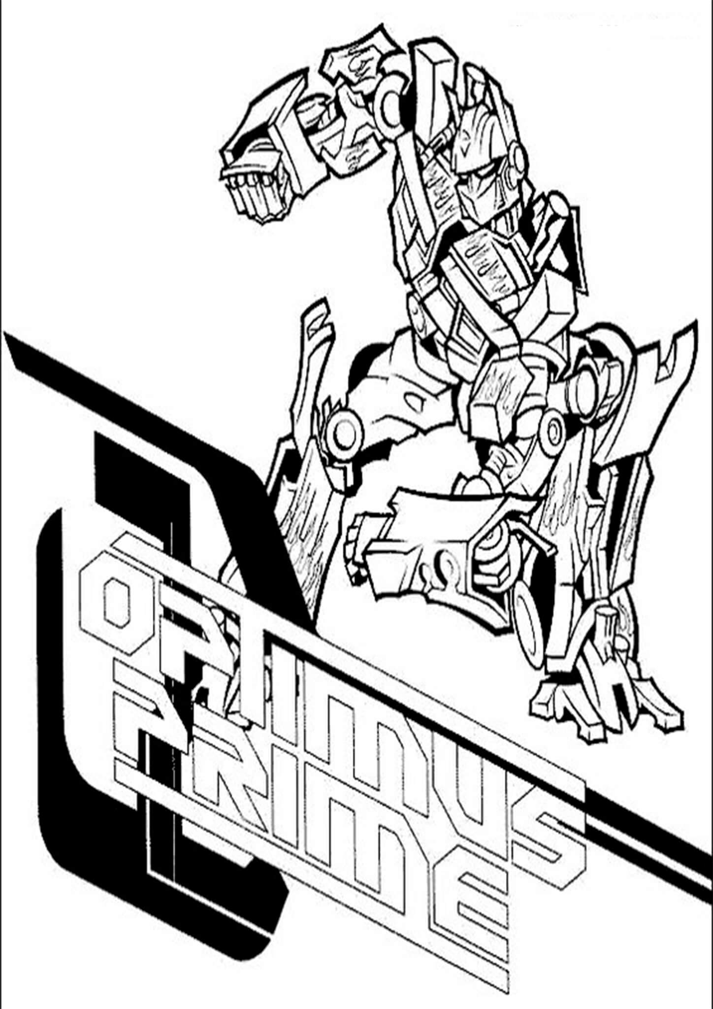 Transformer Coloring Pages Printable