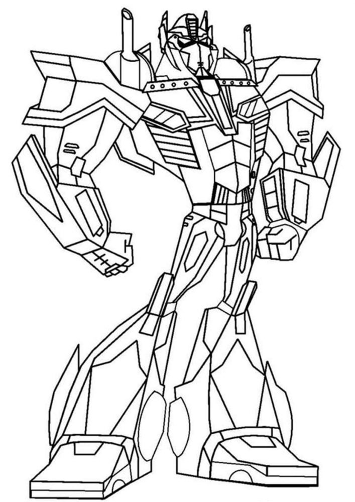 Download Free & Easy To Print Transformers Coloring Pages - Tulamama