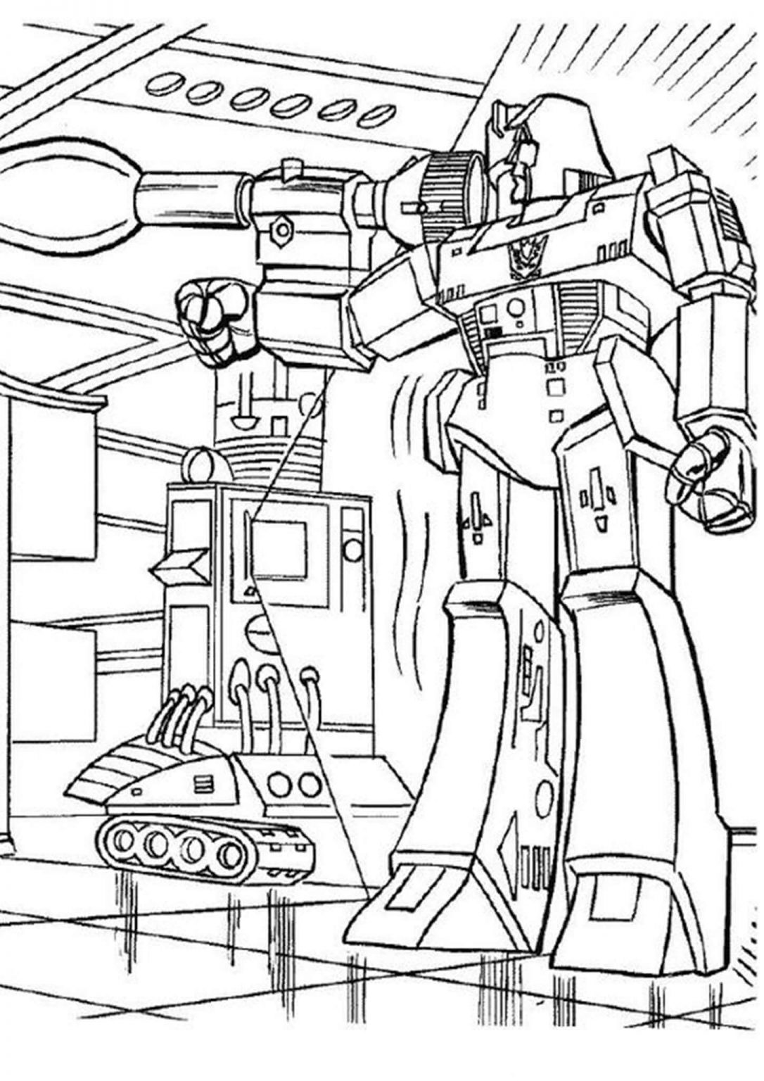 Free & Easy To Print Transformers Coloring Pages - Tulamama