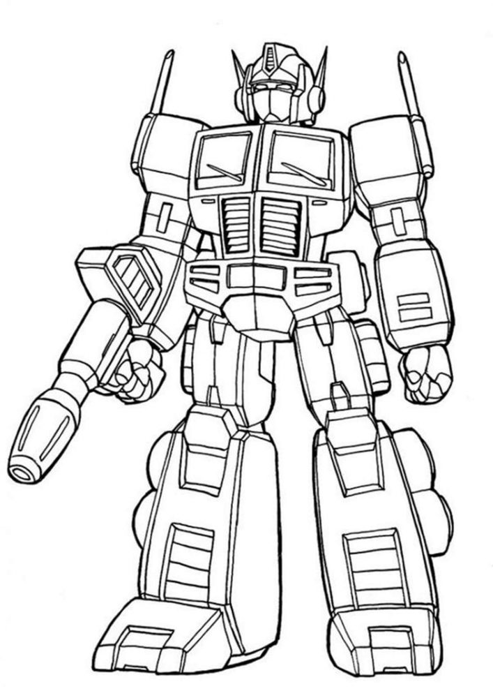 Free & Easy To Print Transformers Coloring Pages Tulamama