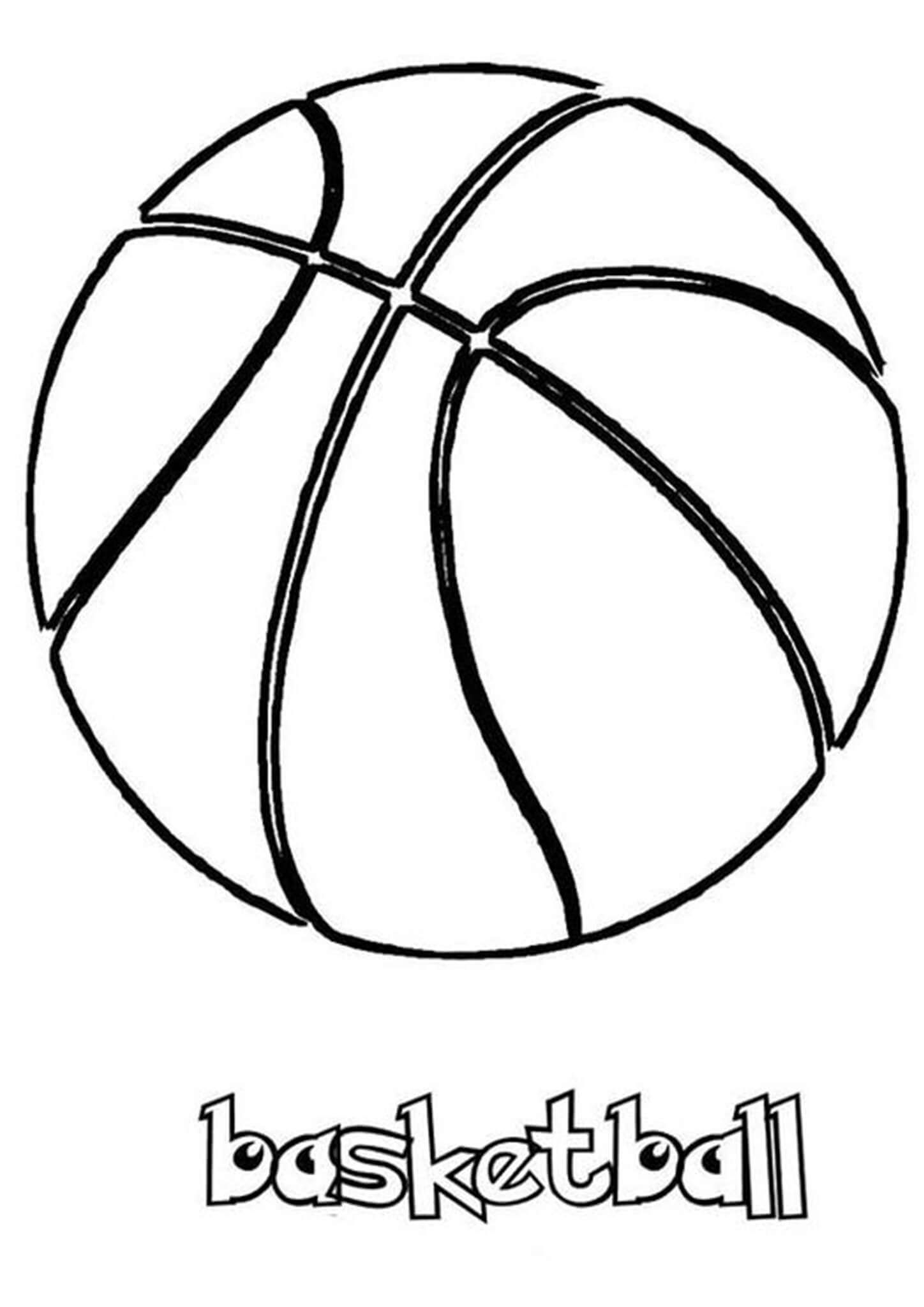 Free Easy To Print Basketball Coloring Pages Tulamama