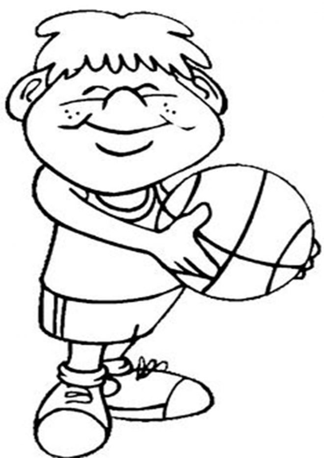 Free & Easy To Print Basketball Coloring Pages - Tulamama