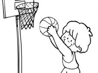 Free & Easy To Print Basketball Coloring Pages - Tulamama