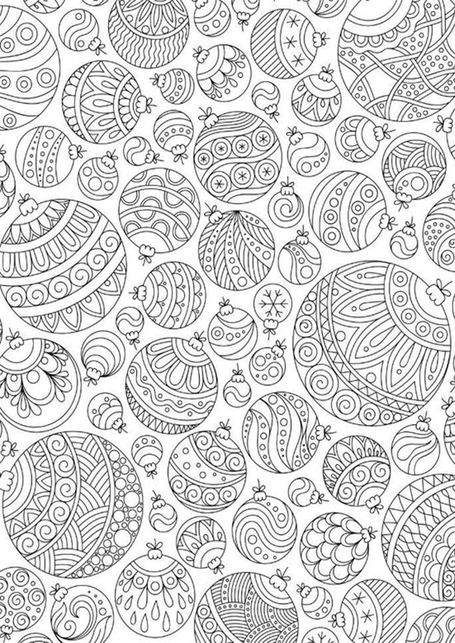 Free & Easy To Print Adult Christmas Coloring Pages   Tulamama Download
