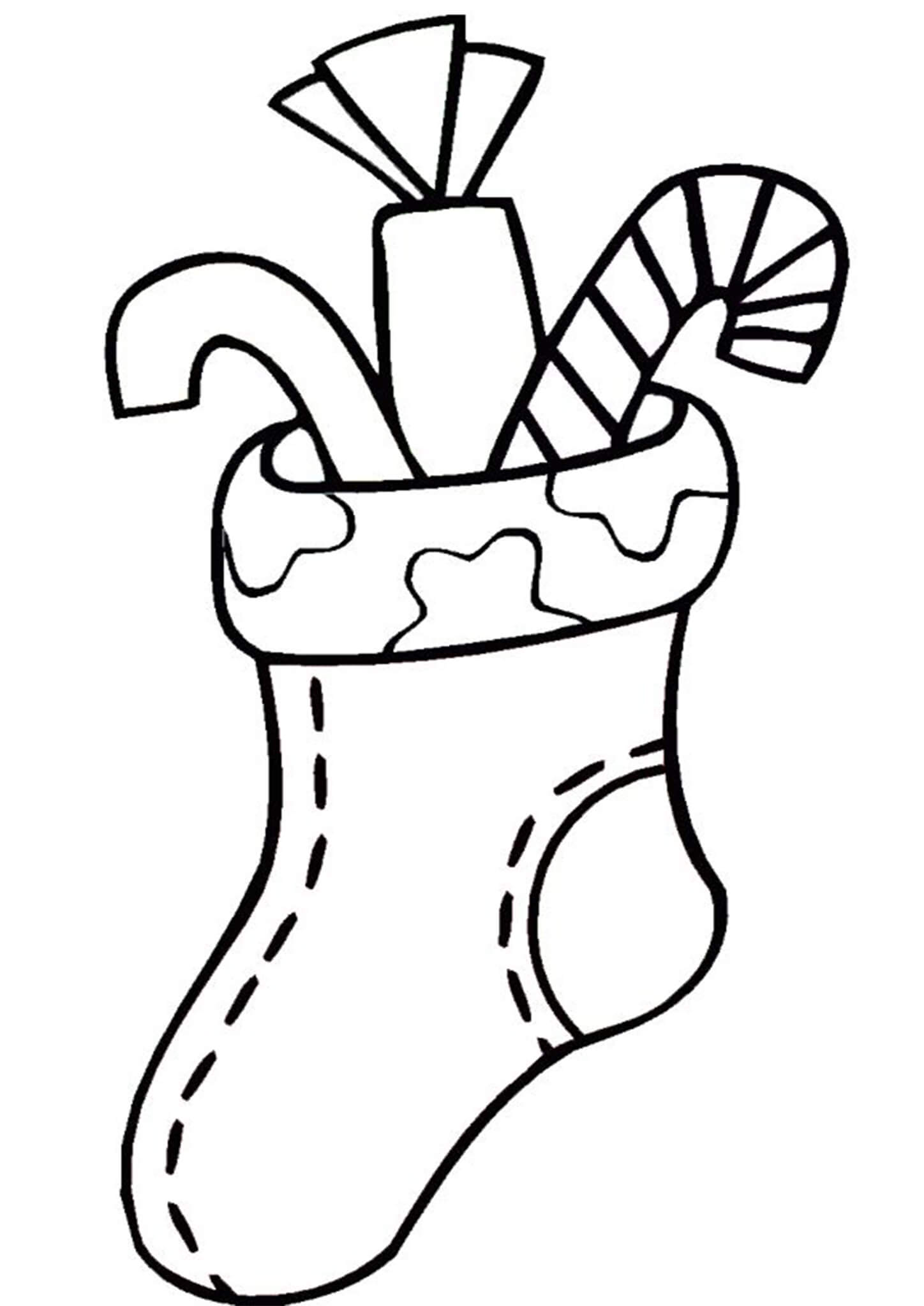 Christmas Stocking Coloring Pages For Kids - Tulamama