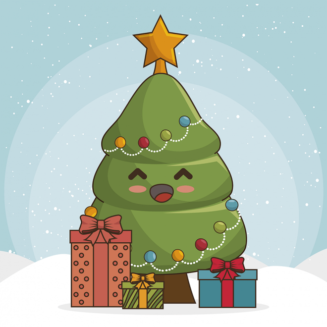 Free &amp; Cute Christmas Tree Clipart For Your Holiday Decorations - Tulamama