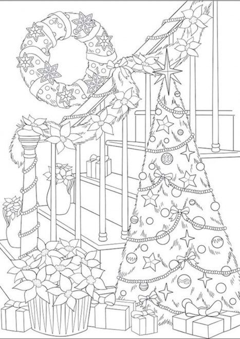 Free & Easy To Print Christmas Tree Coloring Pages - Tulamama