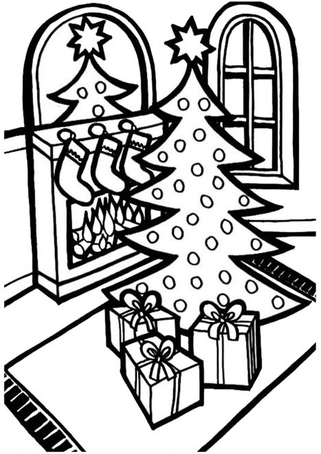 Free &amp; Easy To Print Christmas Tree Coloring Pages - Tulamama