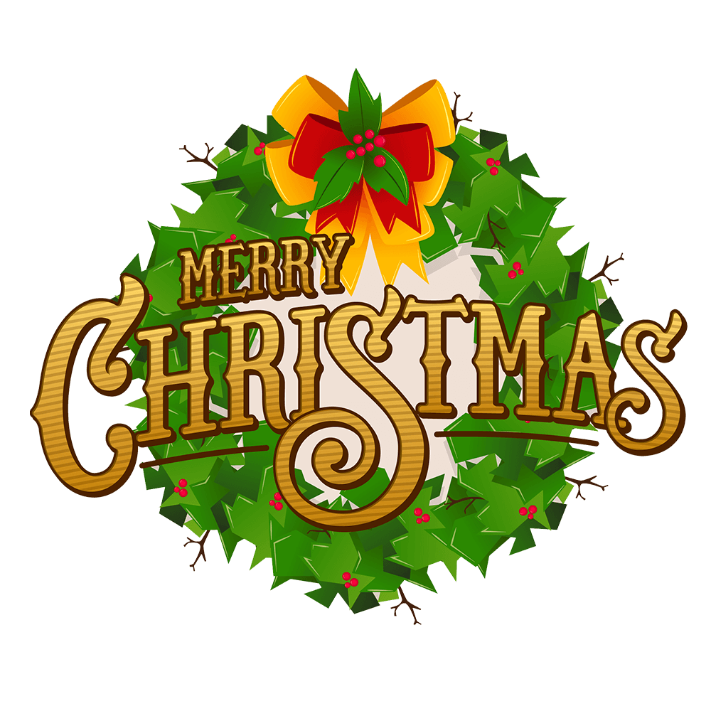 christmas wreath clipart