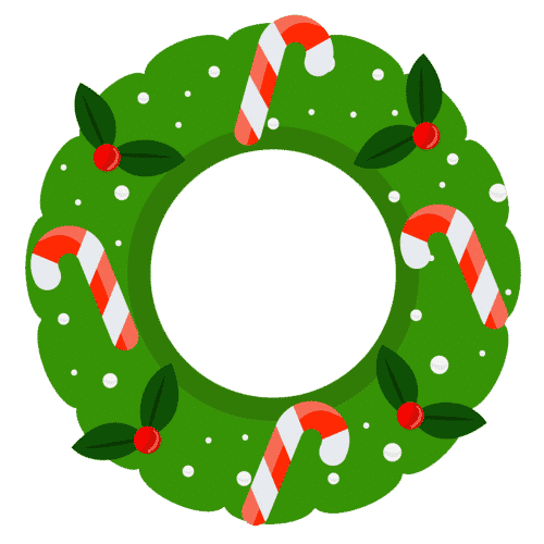 Free And Cute Christmas Wreath Clipart For Your Holiday Decorations Tulamama