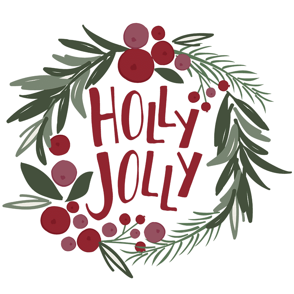 christmas wreath clipart