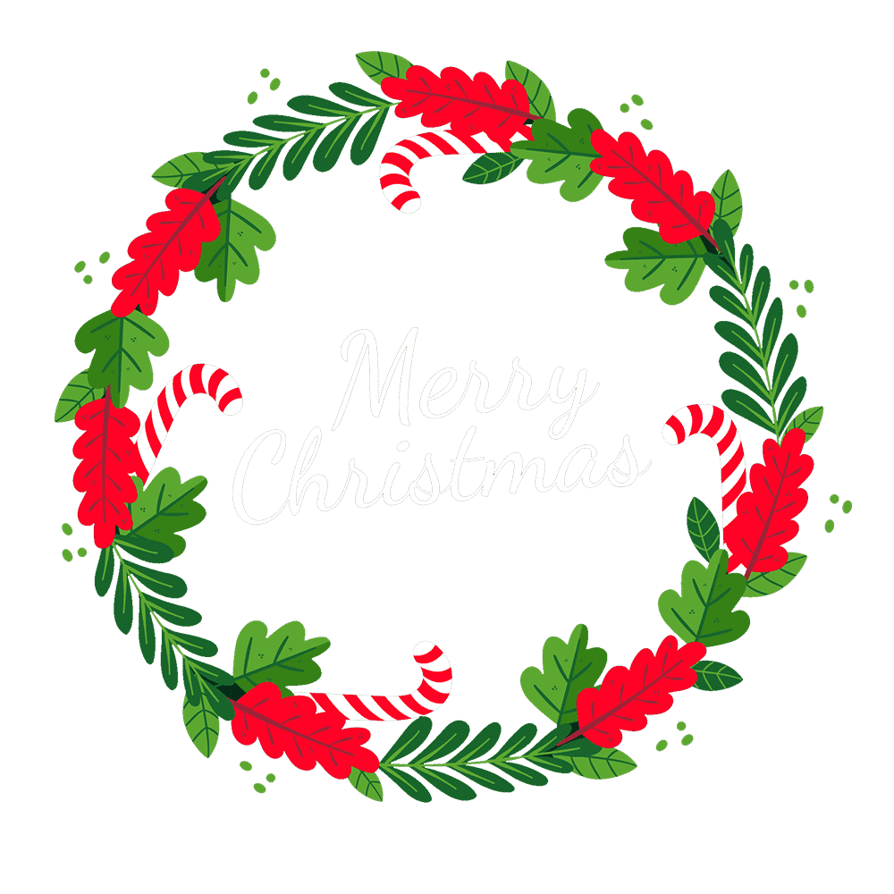 christmas wreath clipart