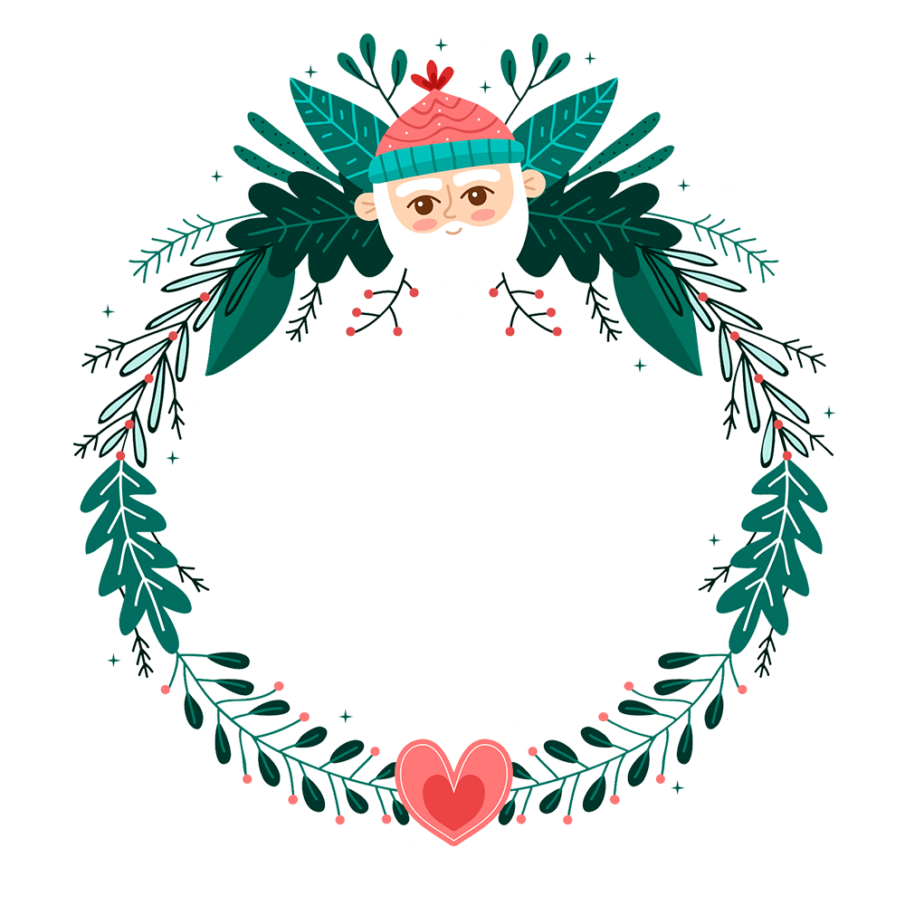 christmas wreath clipart