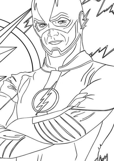 Free & Easy To Print Flash Coloring Pages - Tulamama