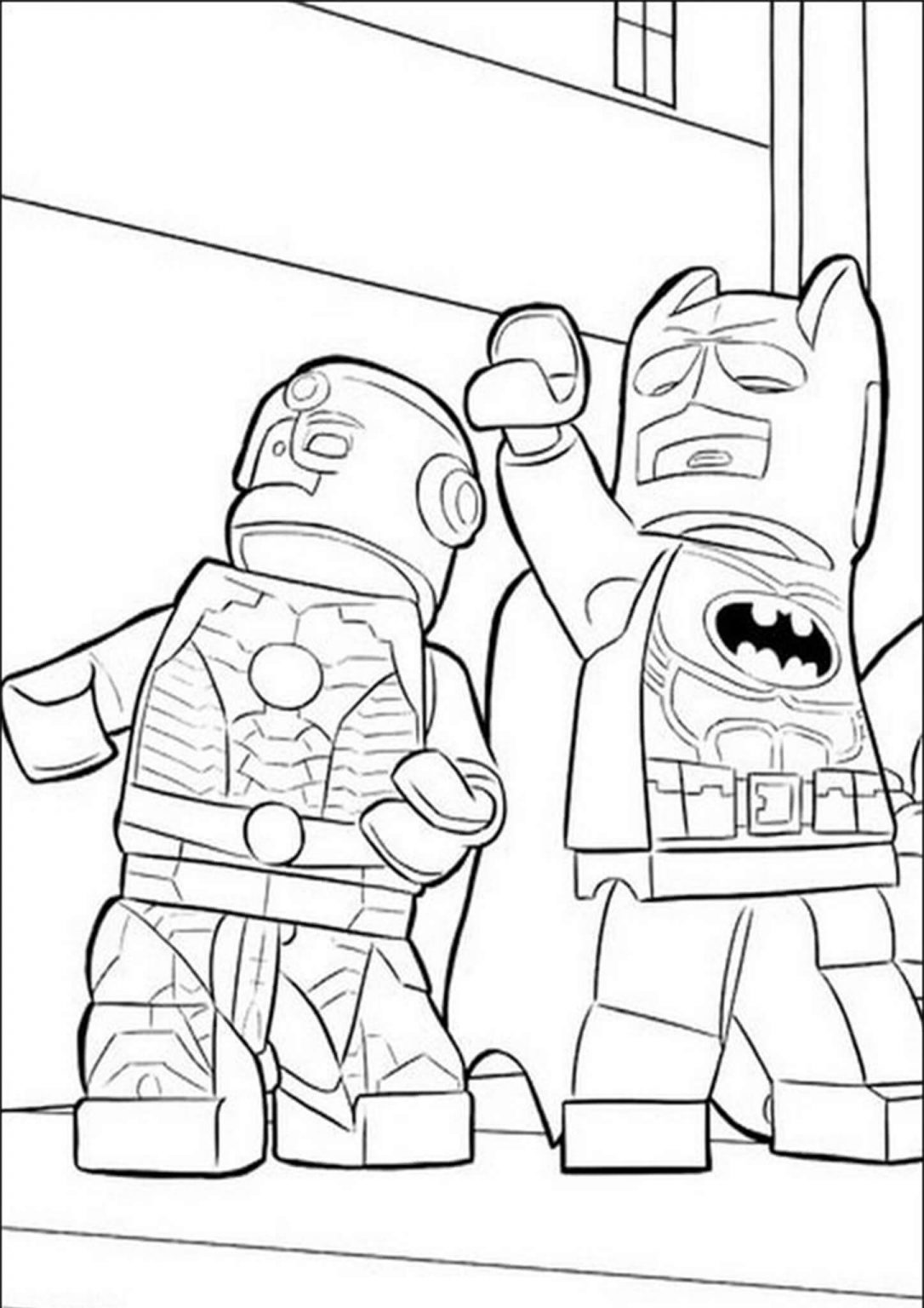 Free & Easy To Print Lego Coloring Pages - Tulamama