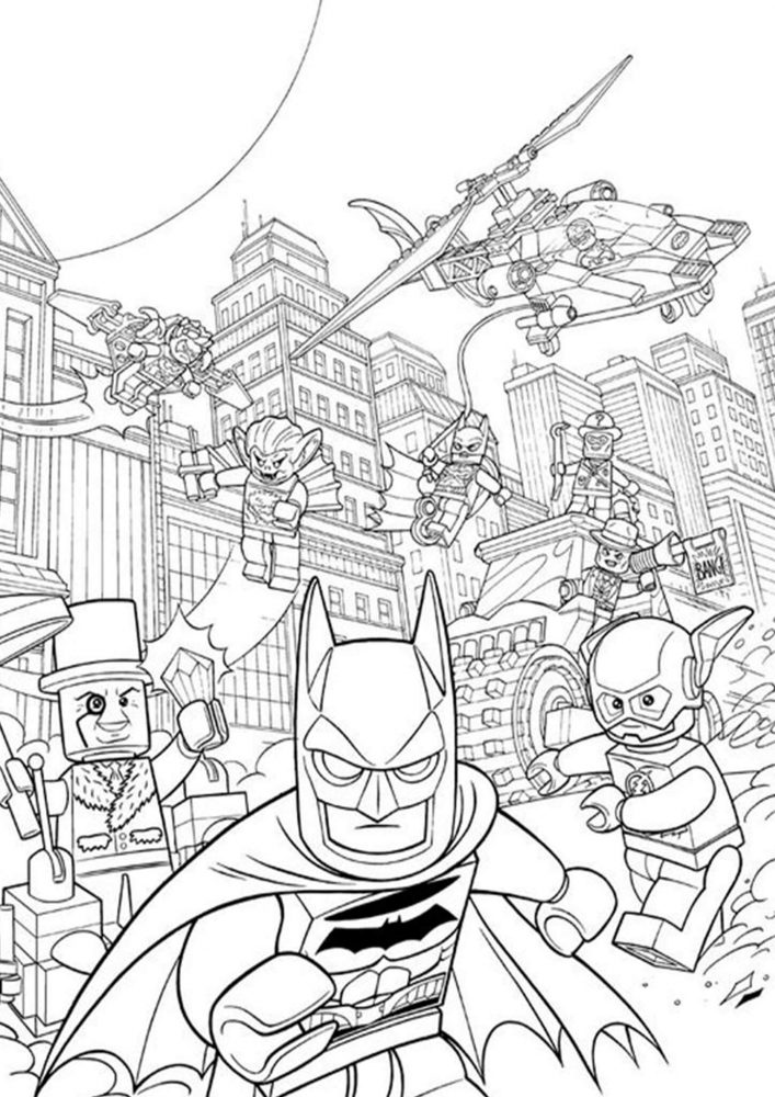 Free Easy To Print Lego Batman Coloring Pages Tulamama
