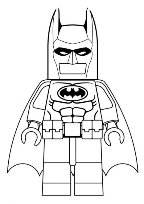 Free & Easy To Print Lego Batman Coloring Pages - Tulamama